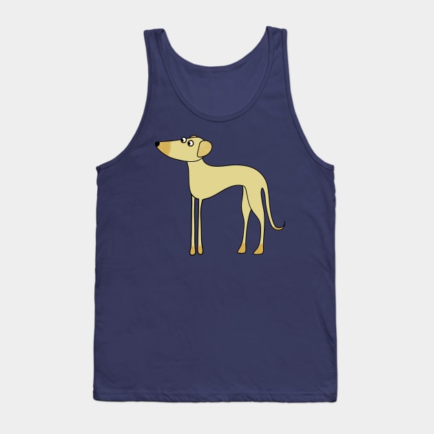 Sloughi Dog Cartoon Pet Art Tank Top by NicSquirrell